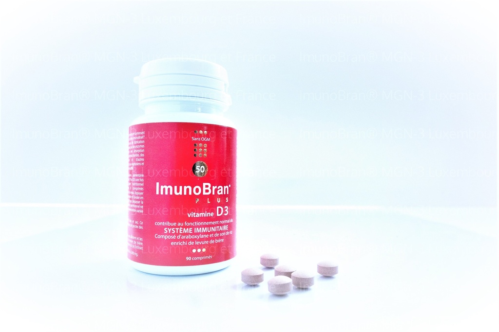 ImunoBran® PLUS vitamine D3 (90 comprimés)
